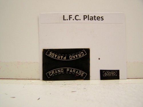 LFC LNER/BR No 60090 Grand Parade Typenschilder | Zustand: New