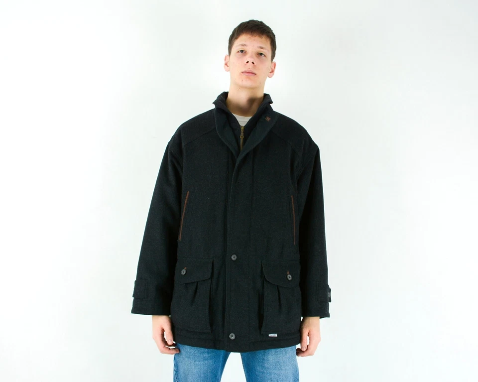 Sympatex Toscanne Loden Toni Sport Hommes M Veste Laine 50 Ue 25 Manteau Vintage - Photo 2/4