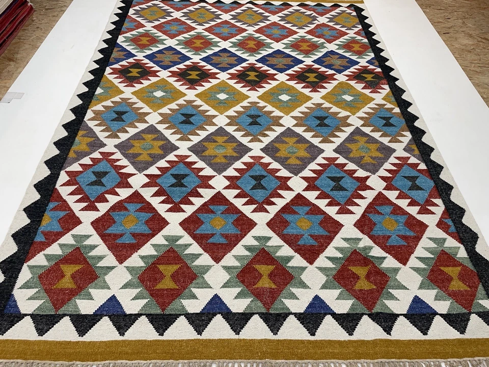 Kelim Modern Brand Neu Handgewebt Top Design 240x170 - Bild 2 von 4
