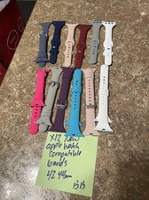 NEW X12 Apple Watch Compatible Replacement Bands 42mm 44mm Multicolor