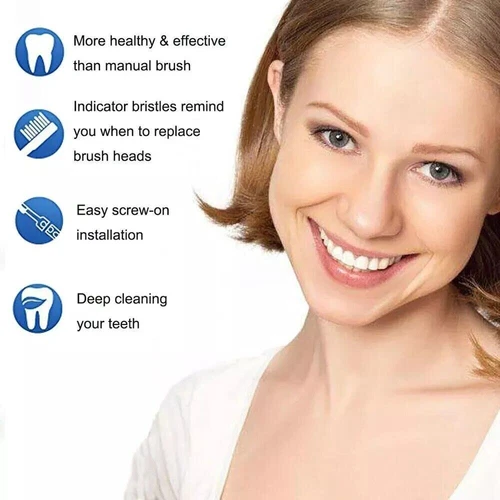 Philips Sonicare C3 Optimal Premium Plaque Bürstenköpfe HX9044 4/8x Schwarz Weiß - Foto 6 di 37