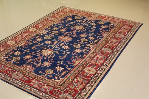 Genuine Hand-Woven 100% Wool Super Fine kazak 5'.0X7'.0 GREAT DEAL,75% off ! - Picture 7 of 9