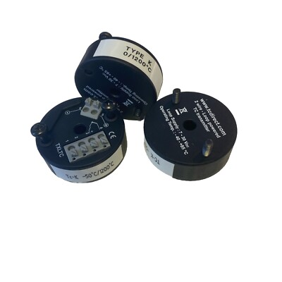 3X TXLTC TC Messumformer für Thermoelemente zur Kopfmontage 1C-K -50C /1200C