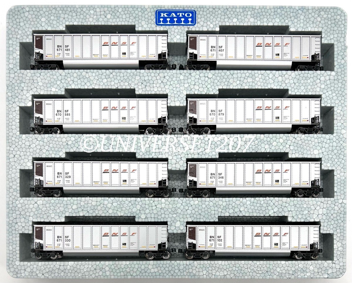 N Scale Kato 106-4628 Bethgon Coalporter BNSF Swoosh 8