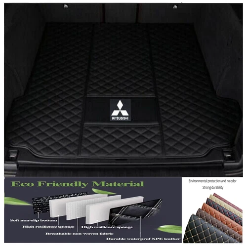For Mitsubishi All Models Car Floor Mats Luxury Custom Waterproof Pad Carpets - Imagen 34 de 41