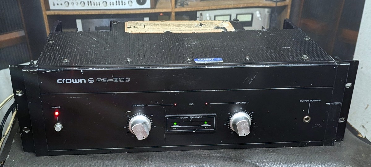 Crown Stereo Power Amplifier Ps-200 PS200 for sale online | eBay