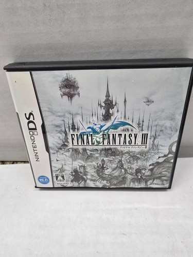 Final Fantasy III 3 Nintendo DS Japan Import NTR-AFFJ-JPN US Verkäufer CIB komplett