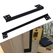 Door Latch Guard Plate Outswing Door Security Protector Latch Shield Cover