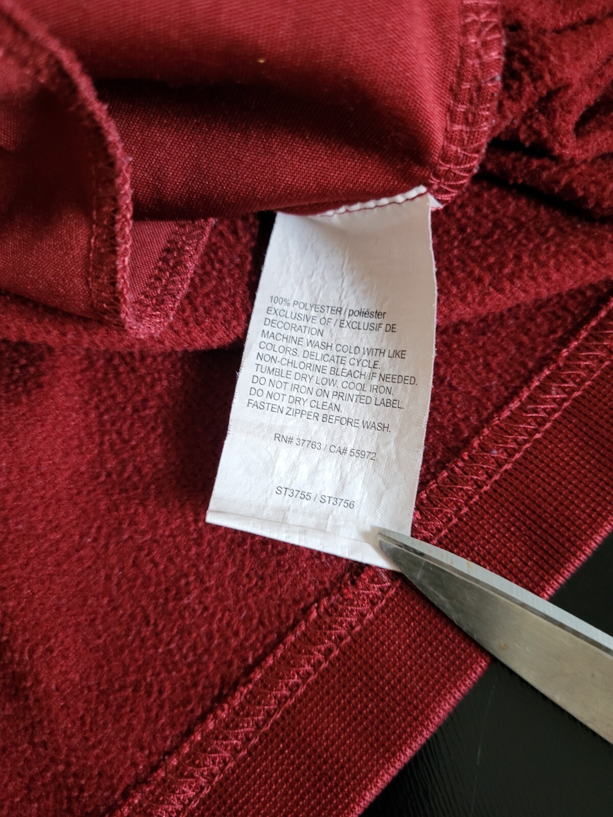 Callaway Sweatshirt Men's M Red Maroon Sweater Pullover Quarter Zip Golf
