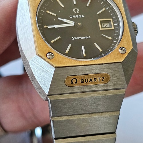 OMEGA SEAMASTER MARINER-QUARTZ-REF. 1960056-CAL. 1320-ACCIAIO E ORO-N.O.S.-1974 - Imagen 13 de 24
