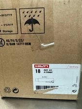 Hilti GC-41 fuel cells brand new full case of 18 fuel cells for GX-3 free ship