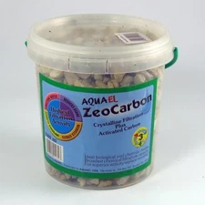 Zeolite Carbon Mix 1000ML 1/2" to 3/4" Size Removes Ammonia Clears Cloud Water