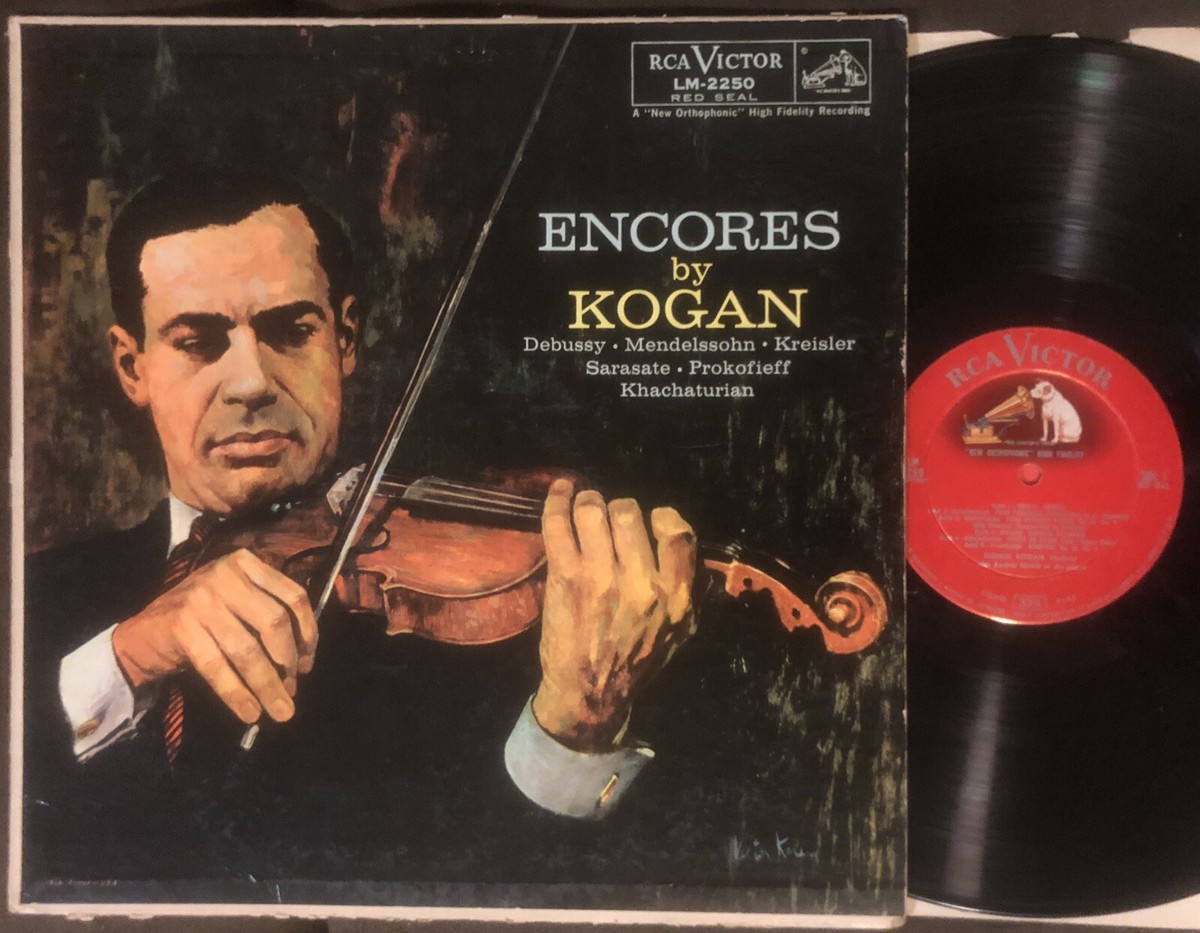 LEONID KOGAN Encores by Kogan - 1958 1st Press RCA LP 1S/2S SD