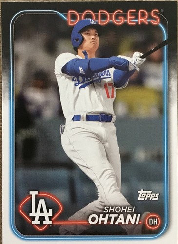 2024 Topps Shohei Ohtani Los Angeles Dodgers uniform. Team Set Variation #LAD-3