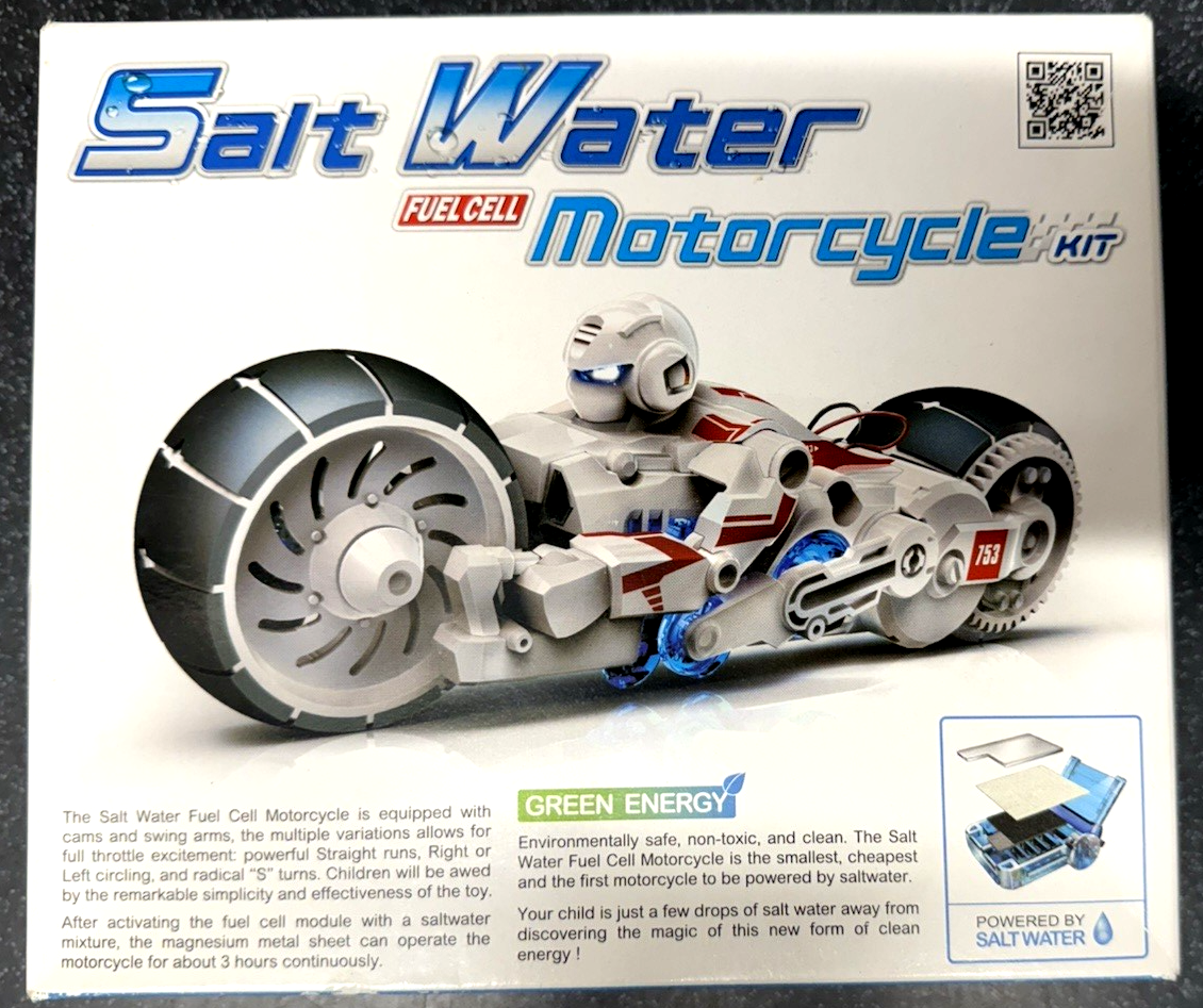 Salt Water Fuel Cell Motorcycle Kit. NEW.