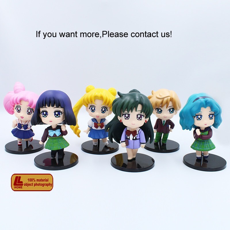 Anime SMLA Tsukino Usagi daughter Chibiusa cute pvc Figure Statue girl