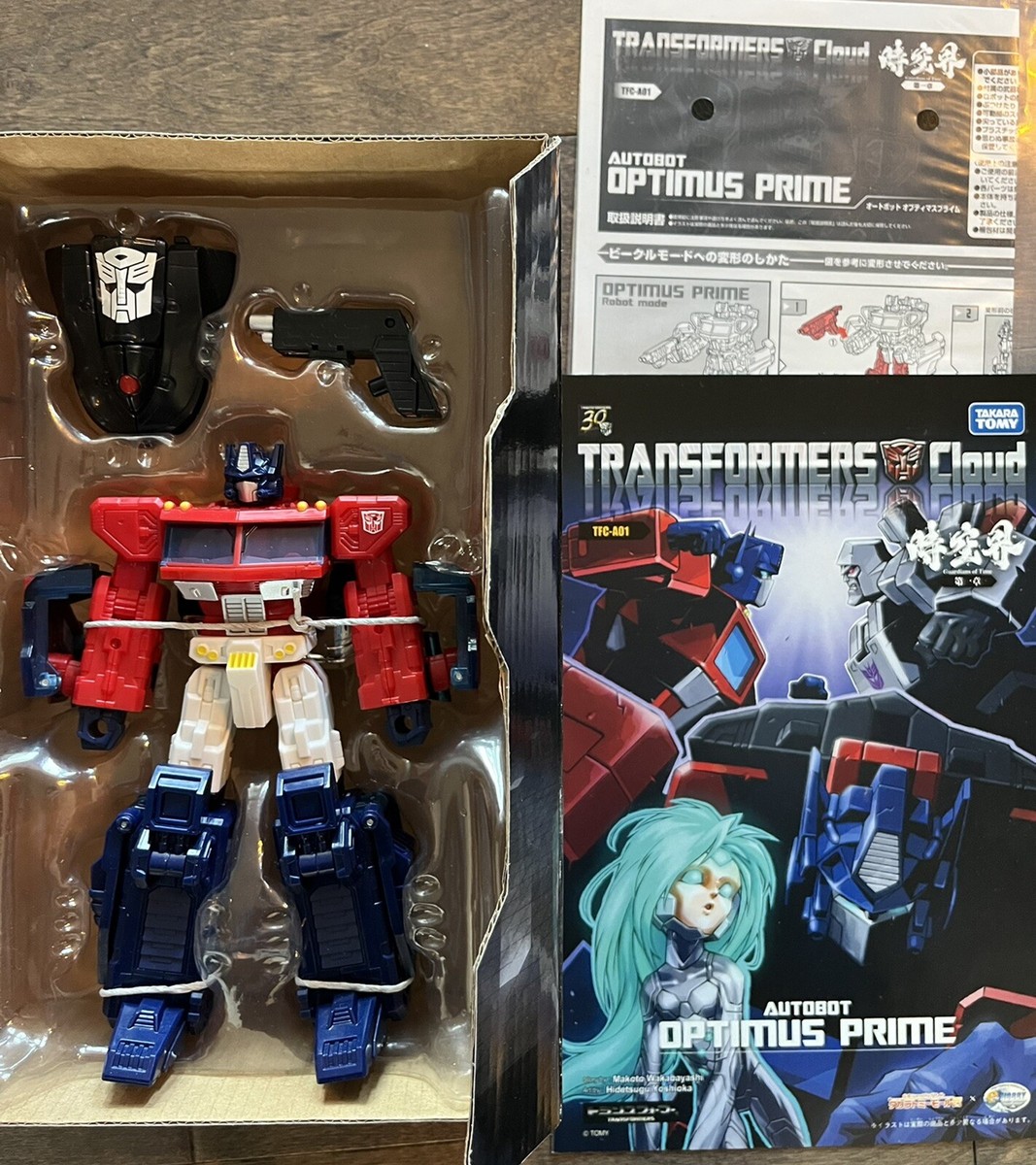 Takara Tomy Transformer Cloud OPTIMUS PRIME+Comic TFC-A01 E Takara Tomy Transformer Cloud OPTIMUS PRIME+Comic TFC-A01 E