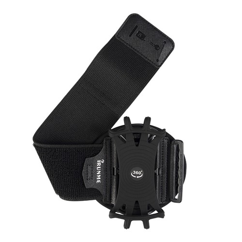 360 Degree Rotation Phone Wrist Bag Adjustable for Sports Fitness (Black) - Zdjęcie 2 z 12