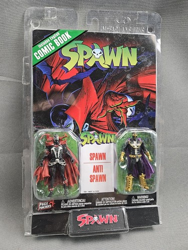 McFarlane DC Page Punchers Figure & Comics New Open Box Blue Beetle Batman Spawn - Picture 8 of 20