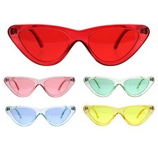 Womens Snug Classic Vintage Goth Cat Eye Sunglasses