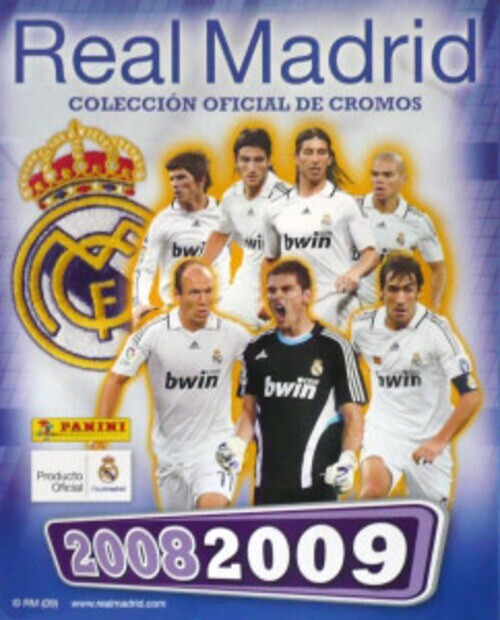 Real Madrid 2008/09 Panini - Álbum precintado y todas las pegatinas para pegar