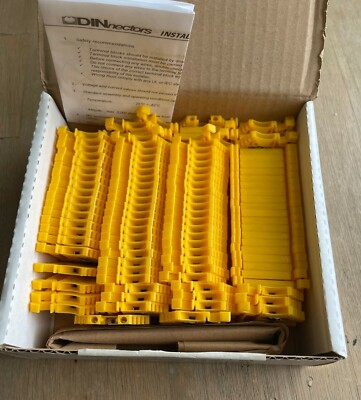 AUTOMATION DIRECT DINNECTORS DN-T12YEL TERMINAL BLOCKS YELLOW BOX OF 100 NEW
