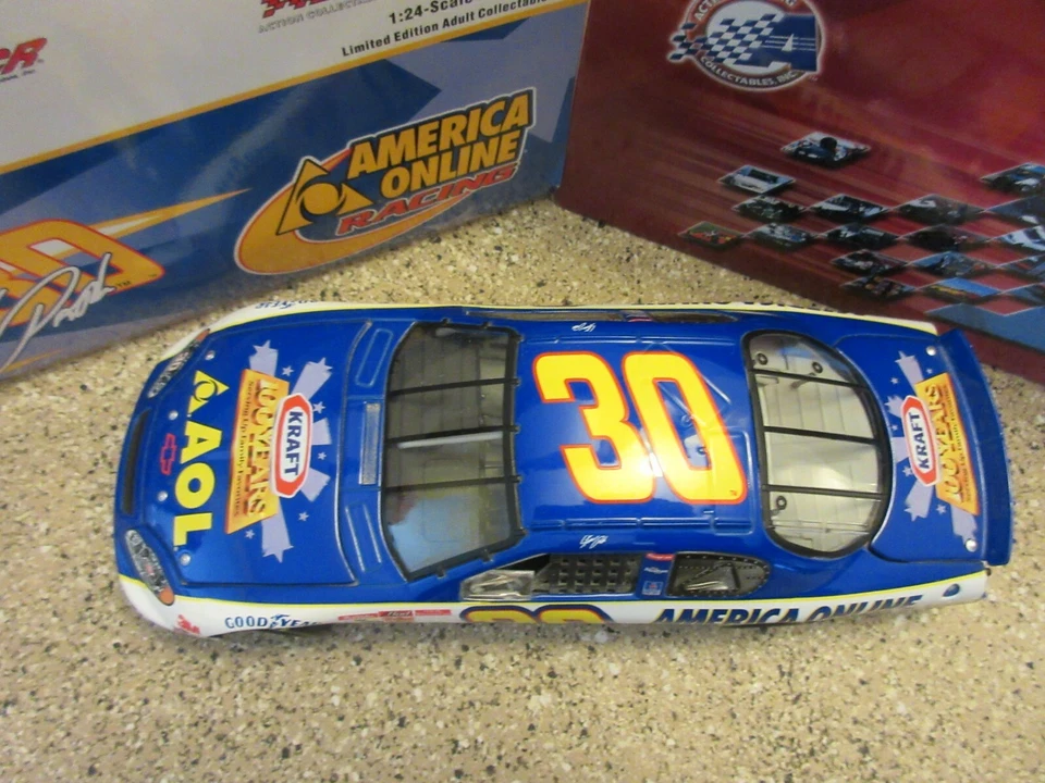 Steve Park #30 2003 AOL/Kraft 100 aniversario 2003 Monte Carlo escala 1:24  Foto 3 de 4