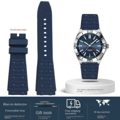 Edelstahl Schnalle Uhrenarmband passend für Breitling B01 Sport...