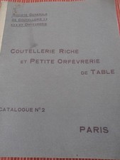 💥 CATALOGUE DE COUTELLERIE ET ORFEVRERIE D'ART NOGENT ET THIERS 1914