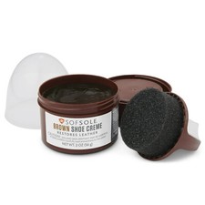 Sof Sole BROWN SHOE CREME / POLISH RESTORES LEATHER CARE Moisturizer Shine Cream