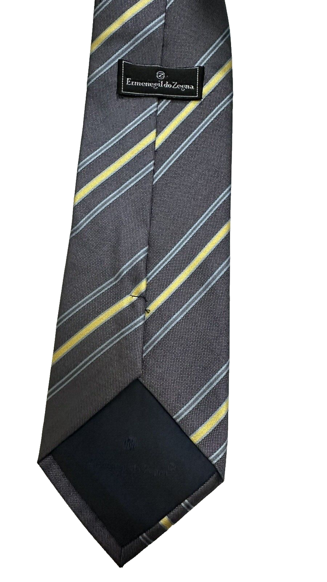 NWOT Ermenegildo Zegna Italy Exclusive Design Thick Silk Tie