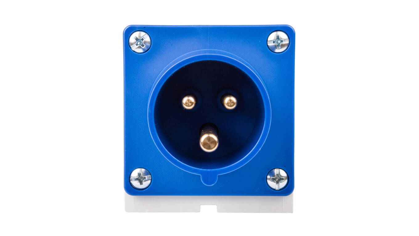 Receiver plug 16A 3P 230V blue IP44 513-6 /T2UK