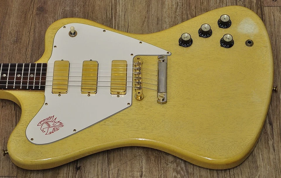 Gibson Custom Shop Non Reverse Firebird VII TV White Gold Hardware USA 2008 - Bild 2 von 4