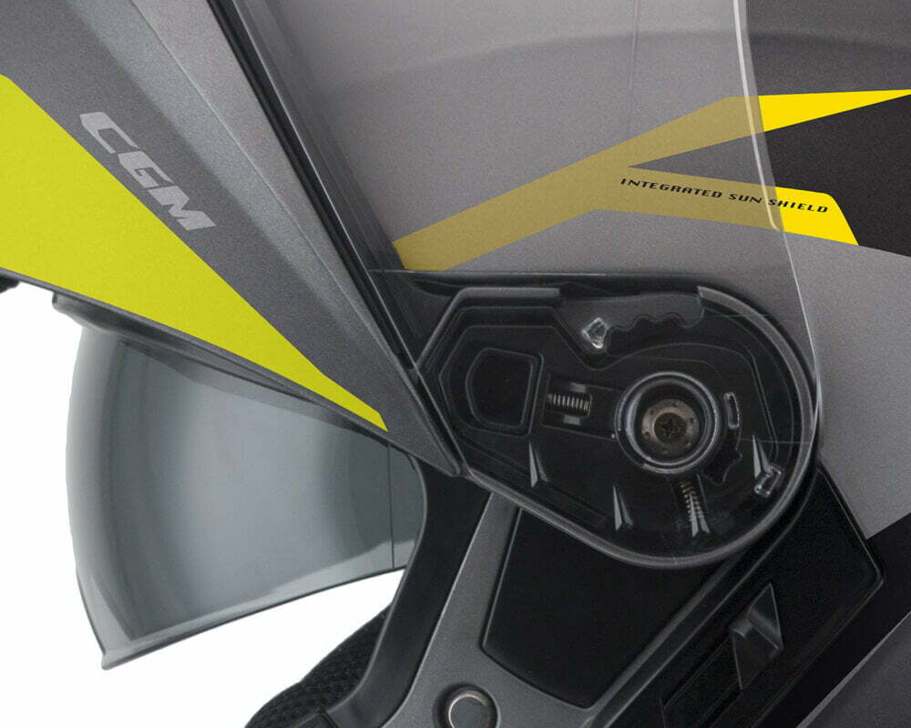 Cgm 508 Casco Modulare apribile Uomo Grigio Giallo Fluo opaco S (55-56cm) |  Acquisti Online su eBay