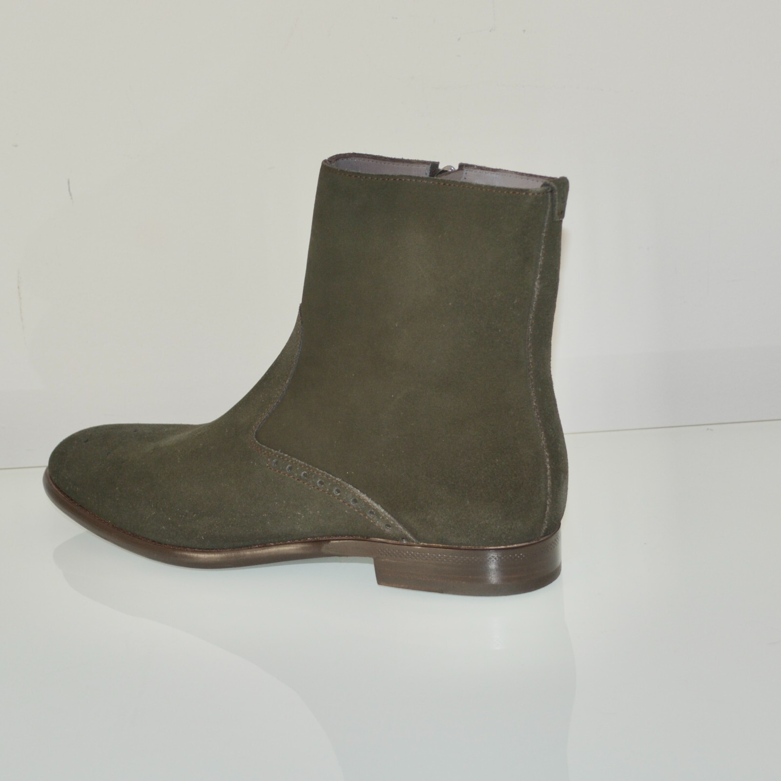 SCARPE STIVALI IN PELLE SCAMOSCIATA YVES SAINT LAURENT YSL NUOVI CON SCATOLA TAGLIA US 8 5 EU 41 5 MADE IN ITALY