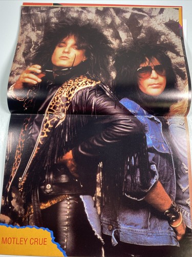 Creem Rock METAL HALL OF FAME magazine April 1988 Motley Crue Stryper poster - Picture 3 of 4