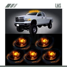 5X Amber Lens Interior LED Bulbs Cab Marker Light for 99 00 01 02 Dodge Ram 2500