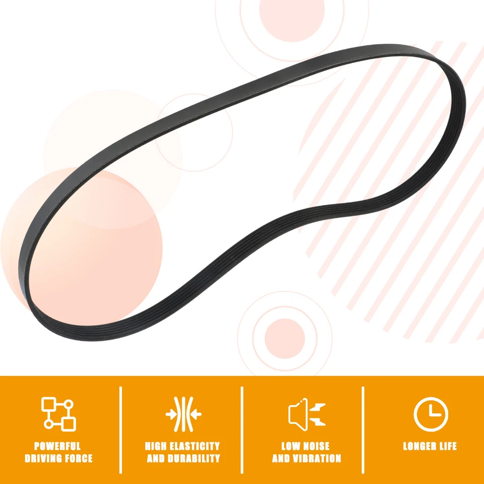 Serpentine Engine Drive Belt Fit for 2014-2015 Kia Forte Koup Soul Forte - Image 2 of 4