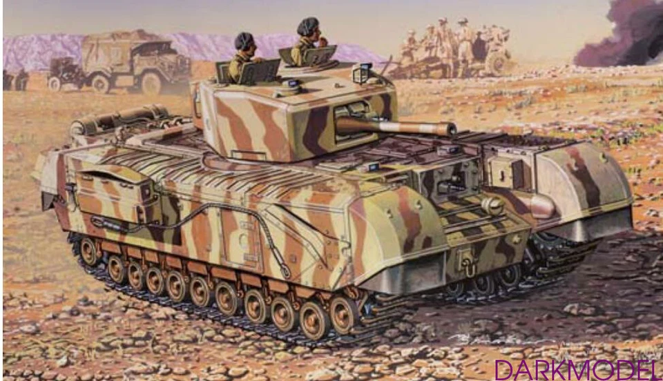 DRAGON 7396 1/72 Scale SBritish Churchill Mk.III Model Kit - Image 3 of 4