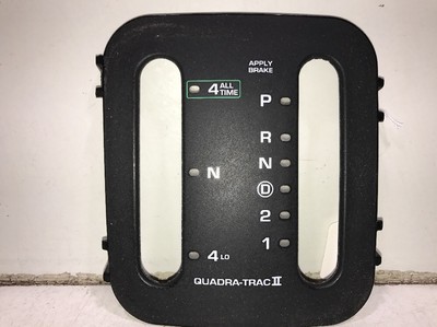 1999-2004 JEEP GRAND CHEROKEE QUADRA-TRAC II CONSOLE SHIFTER BEZEL