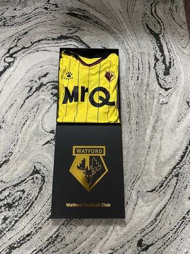 Watford FC Match Worn Signed Javier Massiah-Edwards #47 Football Shirt COA Boxed - Picture 24 of 24