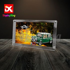 Display King - Acrylic photo frame for Lego MINI Cooper 10242 (NEW)