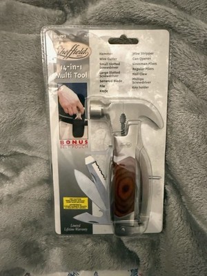Sheffield The Hammer 14 In 1 Multi Tool  Stainless Steel In Excellent Condition 