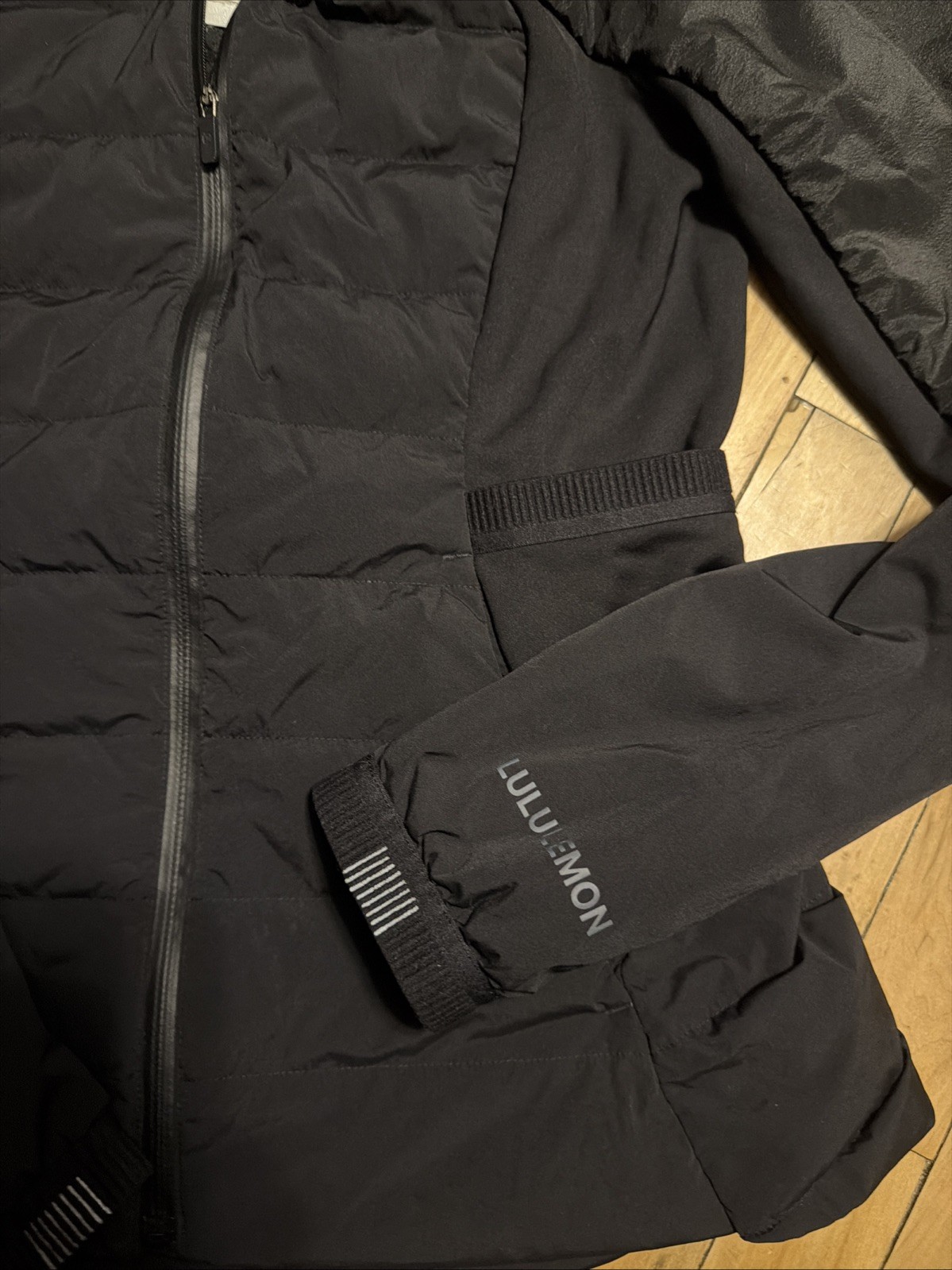 Lululemon Down For It all Jacket Black BN Uk 10 RRP £198 image 2