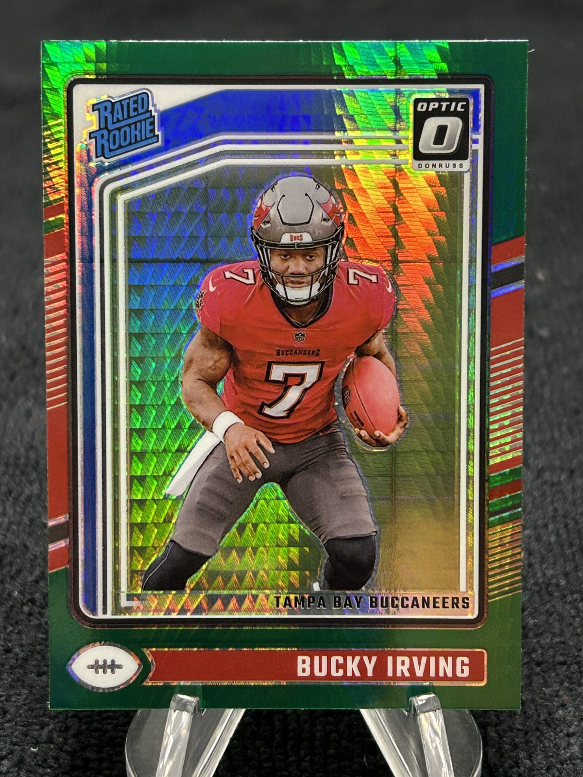 🟢 2024 Optic Bucky Irving Rated Rookie Green Hyper RC #216 💪 Ducks Speed!