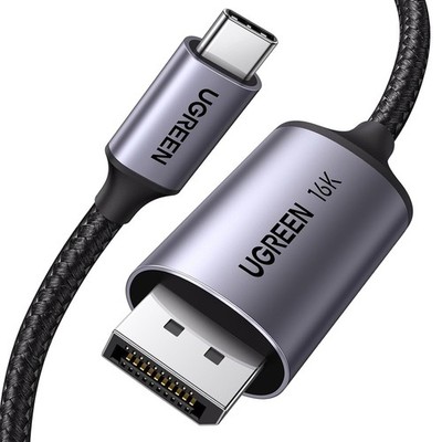 UGREEN USB C DisplayPort 2.1 Kabel 16K@30Hz 8K@120Hz 4K@240Hz 2K@240HZ, 40Gbps