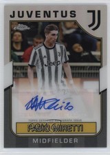 2022-23 Topps Chrome Juventus Team Set First Fabio Miretti #FT-FM Auto 3o2