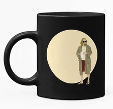 The Big Lebowski The Dude Great Circle White Ceramic Coffee Mug 11oz Gift