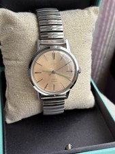 Raro orologio automatico vintage 1965 Timex Marlin 21 Jewel carica automatica 34 mm