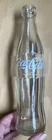 Vintage Coca Cola Glass Bottle from Israel, In Hebrew & English Logo, 9.5" Tall